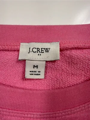 J. Crew Pink Crewneck Sweatshirt thumbnail 5
