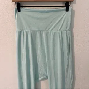 Free People Movement Echo‎ Harem Pants Super Soft Mint Green Cinched Ankle XS thumbnail 4