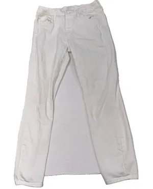 Mother The Looker Crop White Preppy Designer‎ Classic Skinny Jeans 27 thumbnail 1