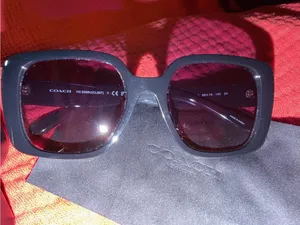 Coach Black Women's Sunglasses with Subtle Gold Accent thumbnail 2