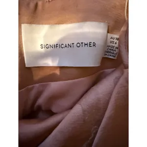 Significant Other Aria Draped Asymmetrical Gown Women's‎ 6 Nougat Formal thumbnail 7