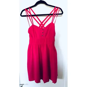 Express Hot Pink Cami Sundress thumbnail 3