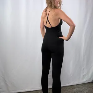 BB Dakota by Steve Madden Stretch‎ V Neck Jumpsuit in Black Size Small thumbnail 5