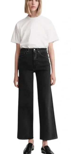 Toteme Flare Fit Jeans in black grey wash 23 thumbnail 1