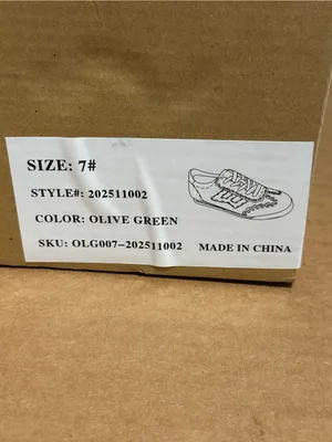 Empty Entire Olive Green Sneakers — Size 7 — New with Tags thumbnail 6