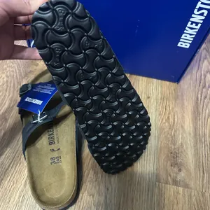 BIRKENSTOCK Franca black leather gladiator sandals shoes new thumbnail 4