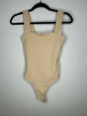 Abercrombie & Fitch Double Layered Seamless Fabric Square neck Bodysuit thumbnail 1