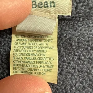 L.L. Bean Purple Plaid Fleece Lined Flannel Shirt Jacket Outdoor Cabincore‎ Cozy thumbnail 5