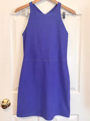 Beyond Yoga Purple Spacedye Refocus Dress Size Medium Athletic Mini Racerback thumbnail 3
