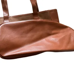 Dune London brown suede large handbag tote shopping bag thumbnail 4