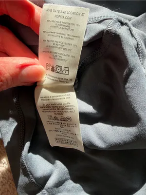 Patagonia Seabrook Cross Back Active Dress Built In Shelf‎ Bra Gray S thumbnail 4