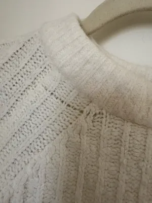 Madewell White Sweater thumbnail 2