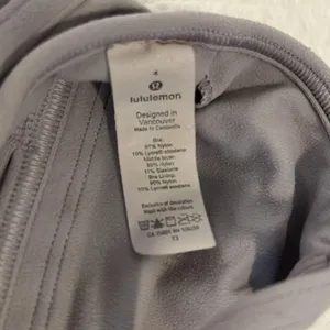 Lululemon Athletica Gray Sports Bra Intimates thumbnail 4