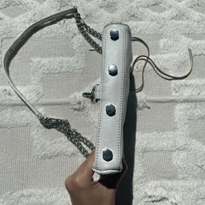 Rebecca minkoff white mini mac convertible cross body shoulder bag with silver thumbnail 8