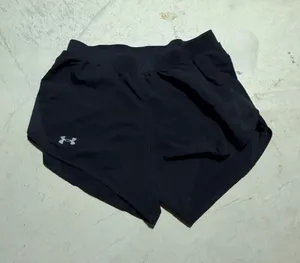 Under Armour Women's Black Athletic Running Shorts small thumbnail 1