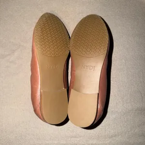 NYDJ Douglas Rose Gold Leather Woven Vamp Loafers Pointed Toe Flats Womens 7.5M‎ thumbnail 5
