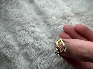 Gold Leaf Wrap Ring - Women Jewelry thumbnail 6