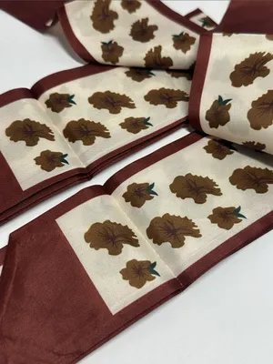 Two Thin Purse Scarves / Hair Bands / Scarves- #1401 thumbnail 3