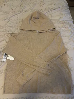 Aritzia Waffle Knit TNA Top thumbnail 1