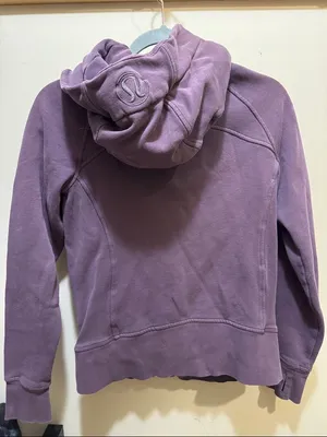 Lululemon Purple Hooded Zip-Up Sweatshirt thumbnail 4