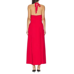 MORE TO COME Danniela Maxi Dress in Red, Size S thumbnail 2