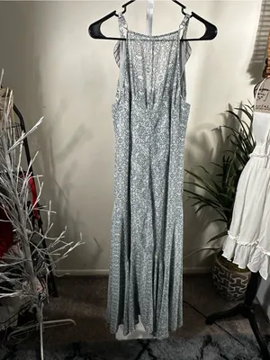 S179. Cabi Garden Party Maxi dress, floral, ruffle, boho , cottagecore thumbnail 4