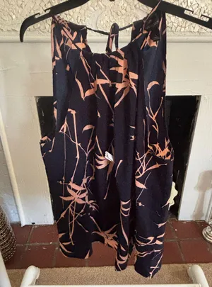 Banana Republic blue and pink tank top thumbnail 1