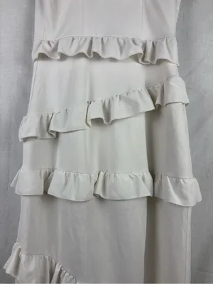 Show Me Your Mumu White Ruffled Greta Dress Size XL thumbnail 7