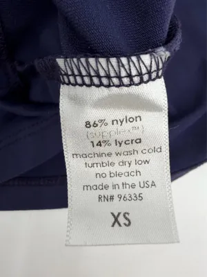 Susana Monaco Dress Womens XS Navy Blue Pleated Strapless Pocket Tube Minidress thumbnail 5