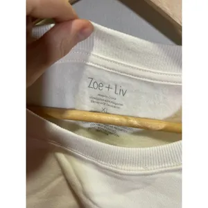 Zoe + Liv Sweatshirt Womens XL Cream Country‎ Music Western Teddy Bear Cowgirll thumbnail 4