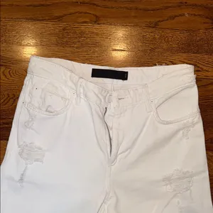 Alexandra wang denim white distressed jean pant 29 cult thumbnail 8