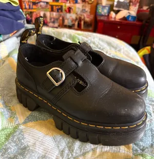 Dr. Martens Women's Audrick T-Bar Platform Mary Janes Woman’s Size 8 thumbnail 1