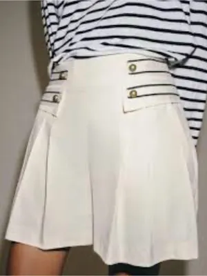 Zara women denim Bermuda shorts thumbnail 1