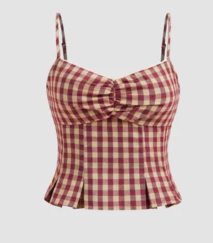 Cider Gingham Cami Top thumbnail 2