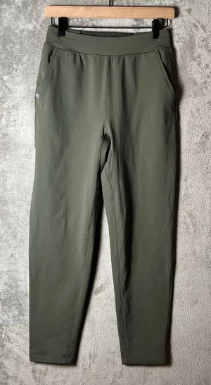 Figs On Shift High Waisted‎ Contourknit Slim Pants XS Moss Green Nursing New thumbnail 1