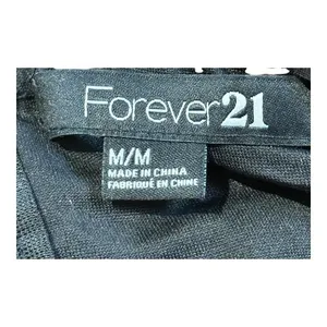 Vintage Forever 21 Black‎ Dress NWT Strapless Flower Y2K 90s Coquette Medium thumbnail 6