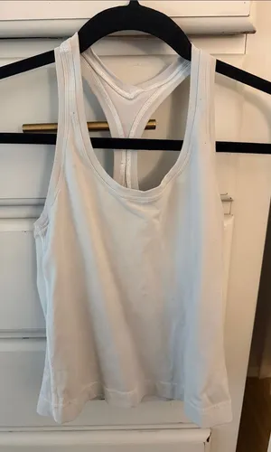 lululemon athletica White Racerback Tank thumbnail 1