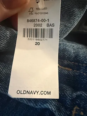 NWT Old Navy high-rise OG loose jeans size 20. thumbnail 8