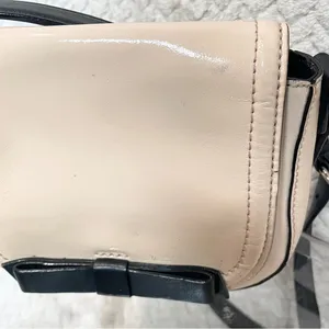 Kate Spade Light Pink Black Bow‎ Mini Crossbody Bag | Coquette Minimalist thumbnail 14
