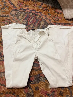 Urban Outfitters White Flare Jeans BDG Ruched V-Front thumbnail 2