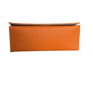 Tory Burch Glasses Case Womens One Size Orange Magnetic Hard Shell Logo thumbnail 8