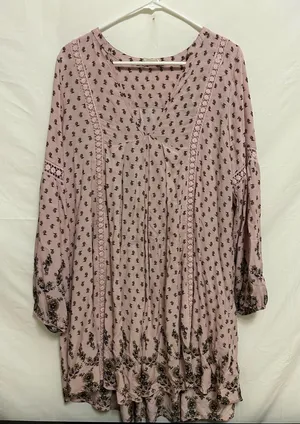 Altar’d State Long Sleeve Babydoll Dress Size‎ Medium thumbnail 1
