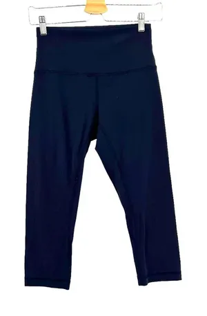 Lululemon Align‎ Crop Deep Indigo Navy Blue Size 6 thumbnail 1