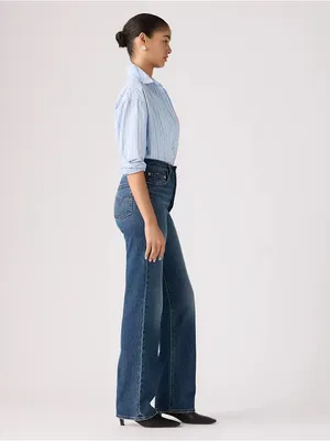 Levi’s Ribcage‎ Straight Leg Jeans Size 26 Medium Wash High Rise Denim thumbnail 14