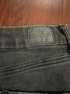 American Eagle Black Distressed Mini Skirt thumbnail 3
