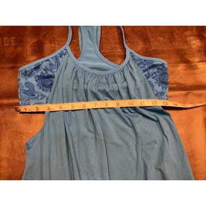 Lululemon No Limits Tank Womens 6 Paisley Cornflower W1575S Active‎ Sport thumbnail 11