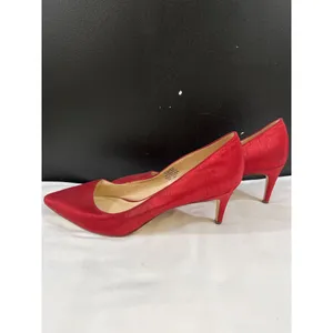 Nine West Elsmore Women's Red Shoes/Heels Size 10M SKU 5768 thumbnail 4