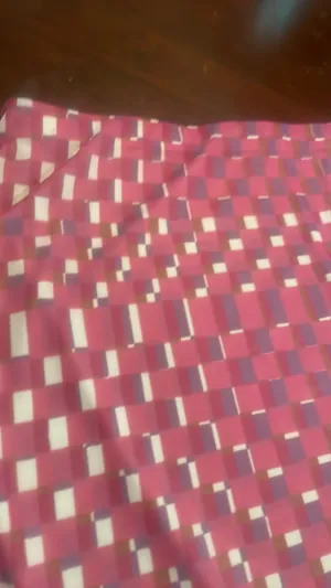 BP NWT pink/Purple Prism Check Mini Skirt thumbnail 2
