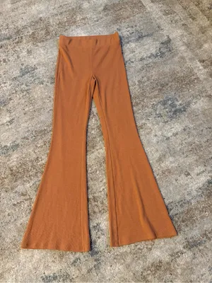 aerie Flared Leggings in Rust Orange thumbnail 6