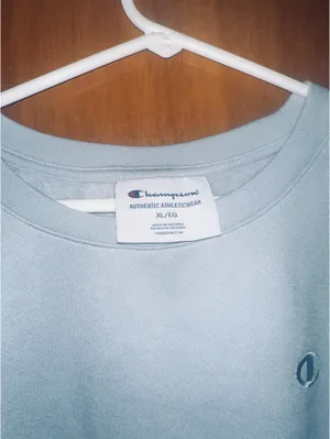 Champion Crewneck Sweatshirt light blue thumbnail 2
